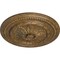 Ekena Millwork Chester Ceiling Medallion (Fits Canopies up to 2 1/4"), 15 3/4"OD x 1 7/8"P, Rubbed Bronze CM15CHRZS - alternate 4
